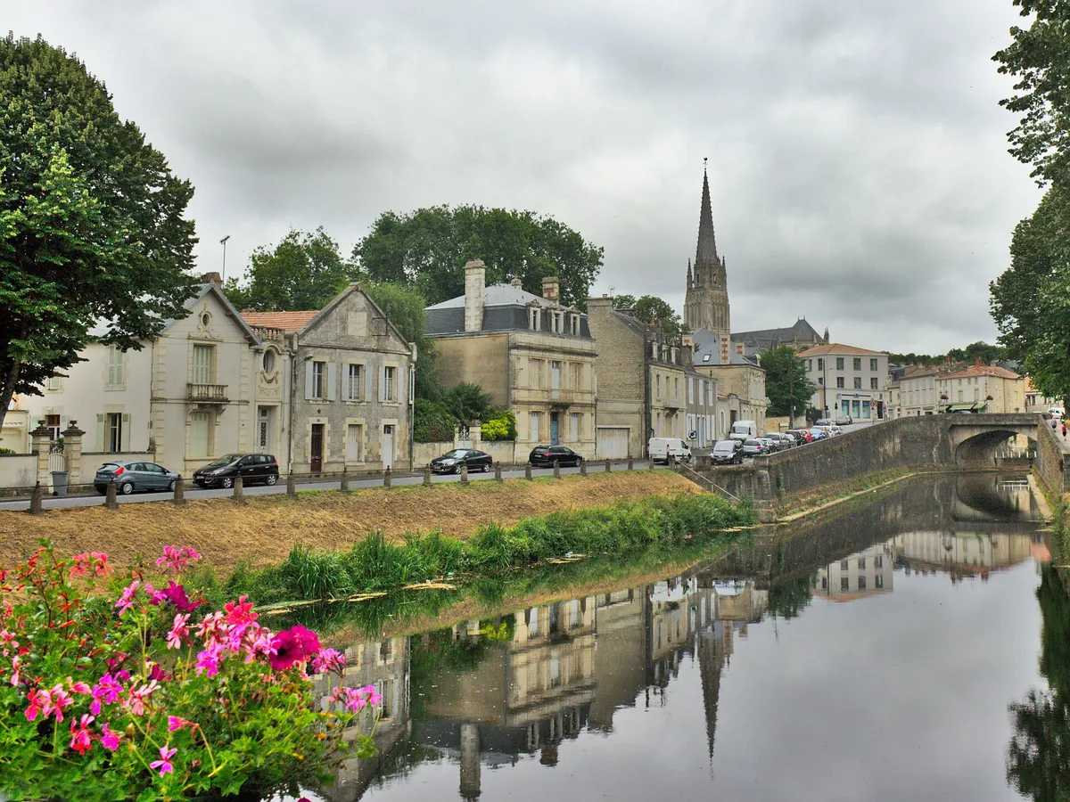 Vue de Fontenay-le-Comte, Vendée